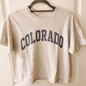 ⚡️Brandy Melville Crop Colorado Tee⚡️